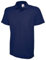 Mens & Womens Classic Polo Shirt Short Sleeve Plain Tee Top Casual Work Sports (4XL, French Navy)