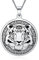 YOTHIWAD Tiger kette Herren Edelstahl Kette mit Tiger Anhänger Geschenk für Papa Freund Geburtstag Weihnachten