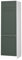 Vicco Kühlumbauschrank Fame-Line, Hochschrank für die Küche, Grün-Gold Landhaus/Weiß, 60 cm
