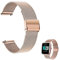 XIAOFEIGUN Uhrenarmbänder, verstellbare Edelstahl-Mesh-Uhrenarmbänder, 12-24 mm Ersatz-Edelstahl-Metall-Mesh-Armband für Männer und Frauen (Color : Roségold, Size : 19mm)