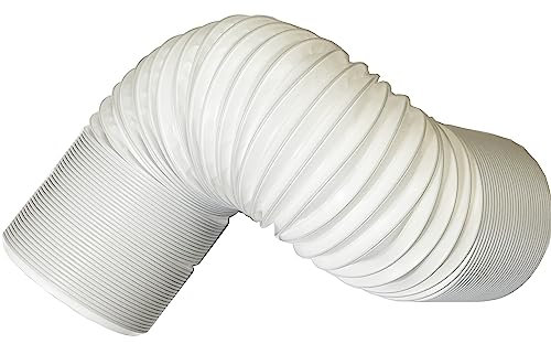 JVJ Diameter 5.9 150mm Universal Portable Flexible Air Tube Length up to 59 1.5m for Air Conditioner Hose Portable Air Conditioner Replacement Extension Vent Counterclockwise