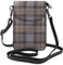 Outlander Fraser Tartan Plaid Kleine Handy-Geldbörse Leichte Schultertasche aus PU-Leder für Frauen und Mädchen