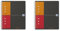 Oxford Collegeblock A5 Activebook International kariert; ein versetzbares Register; 10-fach gelocht (Packung mit 2)
