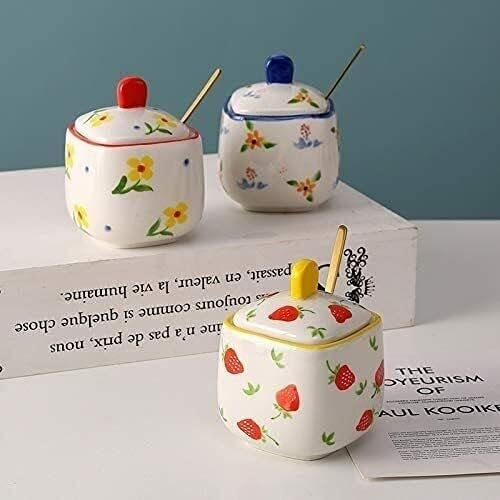 LUbrel Soy sauce pot,ceramic jugs,Oil Can Olive or Vinegar Bottle Anti-Leakage, Red Ceramics Oil Dispenser Bottle, Ceramic Soy Sauce Dispenser Bottle, (Size : C)