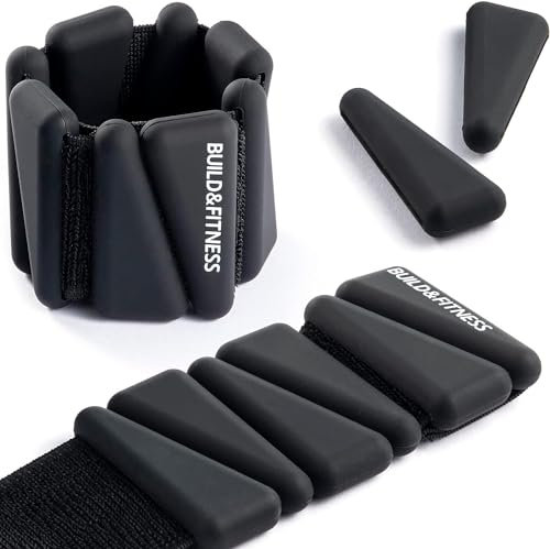 Handgelenk & Knöchel Gewichte Verstellbare Bänder für Frauen und Männer Workouts. 2er Set (1 kg und 2 kg). Perfekt für Laufen, Joggen, Walking, Yoga, Tanz, Pilates, Cardio, Aerobic, Krafttraining