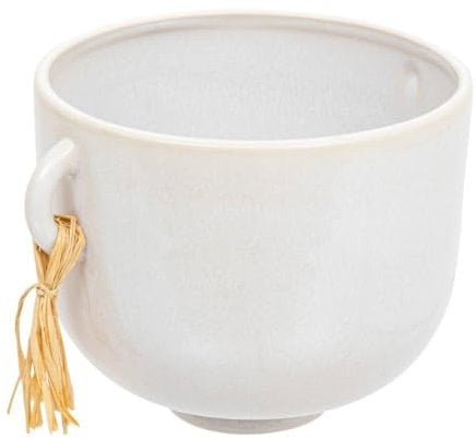 Atmosphera - Cache pot the floral d14cm blanc