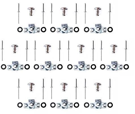 OSTREY Vite a bullone 14 Mm Universale A Sgancio Rapido Race Carenatura Rivetto Viti di Montaggio Guscio Moto 10 Set