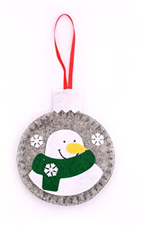 kesurpae Colgante de árbol de Navidad para Hotel de Oficina, Adorno de Tela para Puerta de Pared del Dormitorio, decoración portátil para Festivales de Vacaciones, Gris