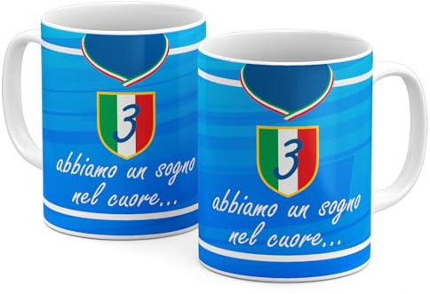 Generico StudioPixelStore Tazze Colazione – Idee Regali – Mug Squadre del Campionato Italiano – Tazze in Ceramica per la Colazione – Tazza Tifoso Serie A - (Tifosi Napoli)