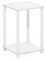 Furinno Turn-N-Tube Tavolino Haydn, Bianco/Bianco