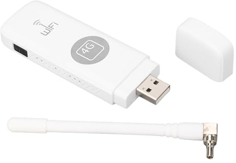 4G-USB-WLAN-Router, Tragbarer Router mit Externer Antenne, Unterstützt die Gemeinsame Nutzung von 10 Benutzern, Tragbarer WPA-WPA2-WLAN-Verschlüsselungs-Hotspot-Router für