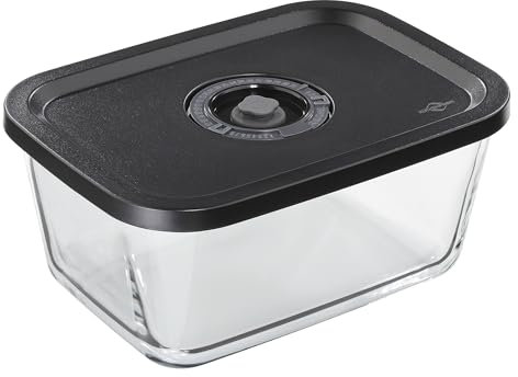Küchenprofi EASYFRESH Caja de vacío L | Vidrio irrompible | Conservar alimentos mediante bomba de vacío | Caja de vacío con tapa de plástico | Hermética y a prueba de fugas | Horno y lavavajillas
