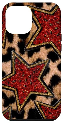 iPhone 12 Pro Max Cheetah print Y2K Star Case