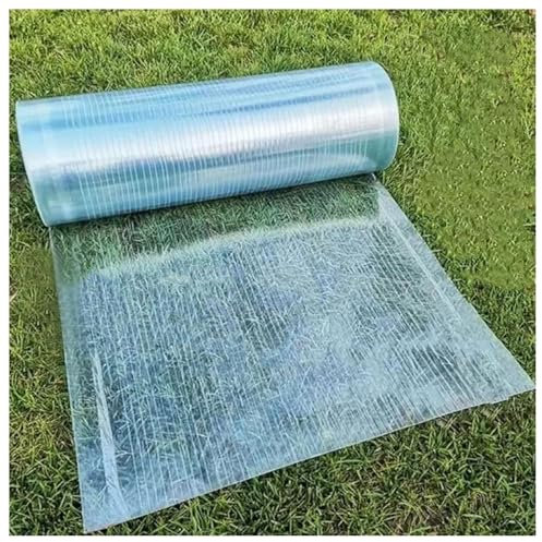 Planchas Transparentes Tejados,Panel Aislamiento Fibra de Vidrio,Paneles de techo de policarbonato,para Techos,Terraza, Jardín,Hojas de Invernadero,Marquesinas,Exterio(Size:50 cmx600 cm(1.64x19.7 ft))