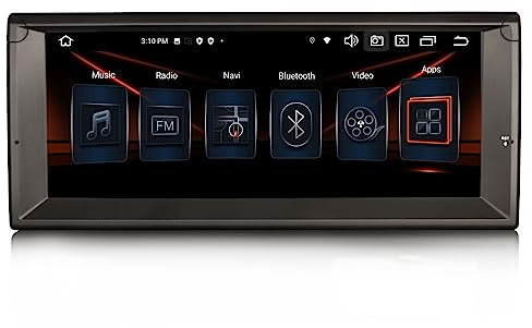 Erisin 8-Core Android 13 4GB+64GB GPS Navegación Estéreo de Automóvil para BMW Serie 5 E39 M5 10,25 Pulgadas Pantalla táctil Soporte Inalámbrico CarPlay Android Auto DSP Bluetooth 5.0 WiFi Dab+ USB
