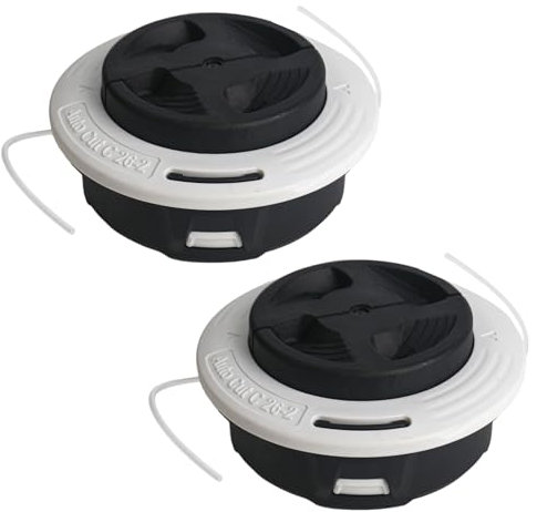 Trendecor 2 Stüke Mähkopf für Stihl Autocut C26-2, Fadenkopf Ersatzteile Motorsense Passt Stihl FS für FS55 FS56 FS80 FS85 FS85 FS90 FS90R FS91 FS94 Trimmer Head Stihl Rasenmäher Zubehör