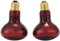 Asyduey 100W 2 Pack Infrarot WäRme Lampe GlüHbirne Rot Licht GlüHbirne für Eidechsen Bartagamen ChamäLeons Schlangen Reptilien & Amphibien 220V