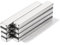 QUARKZMAN 8pcs Imanes de Neodimio Adhesivos, 60x10x5mm (L*A*G) Placa Magnética Rectangular Imán Potente Fuerte para Refrigeradores Fotos Pizarras Magnéticas Manualidades Cocina Oficinas