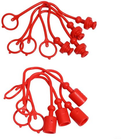 Schützen Sie Ihre ISO7241 Hydraulik der A-Serie mit einem zuverlässigen Set von 4 Staubschutzabdeckungen (0,6 cm)