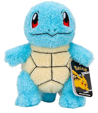 Pokémon Select Kanto 20 cm Cuddly Squirtle Plush - Blue - Official Pokemon Stuffed Toy for Children 2+.