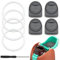 TiciKim 4 Pcs Replacement Stopper and 4 Pcs O Ring Compatible with Owala FreeSip Water Bottle Top Lid Replacement Parts for Owala 19oz 24oz 32oz 40oz Gasket Plug Accessories BPA-Free