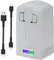 Two-Way Charging Hub for DJI Flip, Quick Charger Digital Display Battery Manager Charging Station with USB-C Cable Compatible with Flip Drone Accessories (without Battery