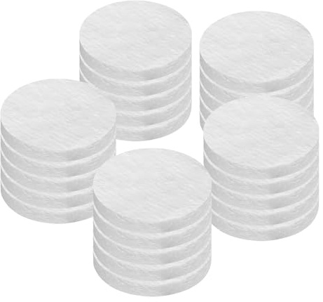20 Stück Keramik-Wolle-Keramikfaser-Pads, einfach zu verwenden für gleichmäßige Wärmeverteilung für Bioethanol-Kamine