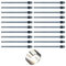 SELVFZ Lot de 20 stylets en feutre avec pointe et clip pour écriture remarquable - Stylos pour liseuses, tablettes et téléphones