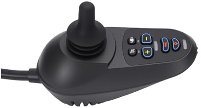 YUEHISY Contrôleur de Chaise de Roue électrique, 50A DC 24V Mobilité Joystick en Fauteuil Roulant avec Connecteur de Frein Magnétique à Courant élevé, Maintien de la Rampe EABS