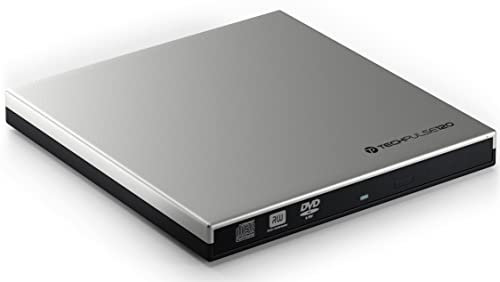 techPulse120 USB 3.0 & Type C esterno masterizzatore CD Burner Superdrive portatile DVDRW CDRW Slim per computer notebook Ultrabook Windows Mac OS MacOS Apple iMAC MacBook Pro iMac Air