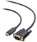 Cable Matters Câble USB C VGA (Cable Adaptateur USB C VGA) 1,8m - Thunderbolt 3 Compatible avec MacBook Pro, Dell XPS 13, 15, HP Spectre x 360, Surface Book 2, Lenovo Yoga 910 et Plus
