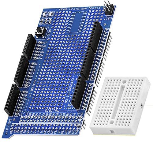 AZDelivery Prototyping Shield con Mini Breadboard compatibile con Arduino e MEGA 2560 R3 incluso un E-Book!