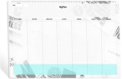 Planning settimanale da tavolo 2025 a3 - planner settimanale da tavolo 2025 43x30 a strappo - calendario perpetuo/budget planner italiano