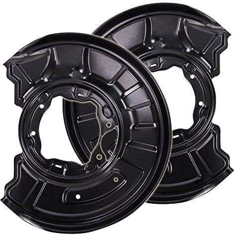 BESTPRICE 2x Ankerblech hinten links & rechts Spritzbelch Deckblech für Bremsscheibe Kompatibel mit MERCEDES-BENZ C-Klasse (W204), C-Klasse T-Model (S204), E-Klasse Coupe (C207)