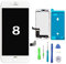 Bildschirm Ersatz für iPhone 8 Weiß Touchscreen LCD Digitizer Ersatz Rahmen Display Montage-Set mit Reparatur Werkzeug Kit (iPhone 8, Weiß)