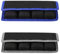 Meking 2 Pcs DSLR Battery Case Holder Storage Bag (4 Pocket) for AA/AAA Battery and Canon LP-E6 LP-E8 LP-E10 LP-E12, Nikon EN-EL14 EN-EL15, Sony NP-FW50 NP-F550 NP-FM500H (Gray+Blue)