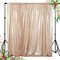 ShinyBeauty 4Ftx7FT Pailletten Hintergrund Vorhang 125x215 cmChampagner Hochzeit Hintergrund Glitter Hintergrund für Fotografie, Geburtstag, Hochzeit, Party Dekoration