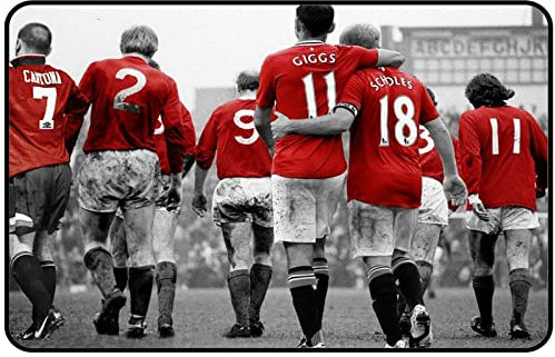 Tin Sign Vintage Retro Man Cave Bar Pub Shed Novelty Gift Aluminium Metal Tin Wall Décor Sign - Man Utd Manchester Legends Hero Football inspired