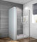 Aica Sanitär Duschtür 140cm Nischentür Duschabtrennung Dusche ESG Glas H185cm