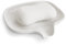 Multi-Color Ceramic Soap Dish for Kitchen or Bathroom, Easy to Clean, Self Draining Soap Holder, Keeps Soap Dry (White)