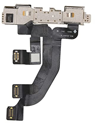 Shanrya Cavo della Fotocamera Frontale, Materiale Metallico ABS, generalmente Compatibile con la Sostituzione della Fotocamera iOS X, Stabile, affidabile per apparecchiature ausiliarie