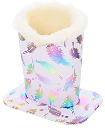 Ciieeo Kasten Leder brillen halter Brillenband aus Leder mit plüsch gefütterter brillenhalter Brillenetui Kindersonnenbrille kinder nachttisch Sonnenbrillen-Organizer Sonnenbrillenständer