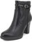 QUEEN HELENA Tronchetti Traforati Stivaletti con Tacco Bassi Zip Laterale con Plateau Donna X28-107 Nero 40