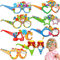 Shinybox Einschulung Deko Set, 24 Stück Schulkind Brille, Alles Gute Zum Schulanfang Brille, Schuleinführung Schulanfang Einschulung Deko für Schulbeginn Schulstart Dekoration Schule Jungs Mädchen