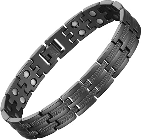 BioMag Copper Bracelet for Men Magnetic Bracelet,Copper Wristband with Ultra Strength Magnets,8.6inches Adjustable with Tools