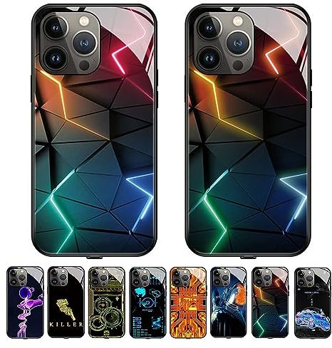 Tencipeda Intelligent Sound Control Light-Up Phone Case for iPhone, LED Light Up Phone Case (For iPhone 11,D)