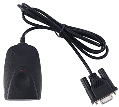 Gsrimgratoe IR220 Serielle Kommunikation Schnittstellenkommunikation mit 9 Ports, Infrarot-Adapter RS232 IrDA IR-Adapter für seriellen Port RS232 IR220