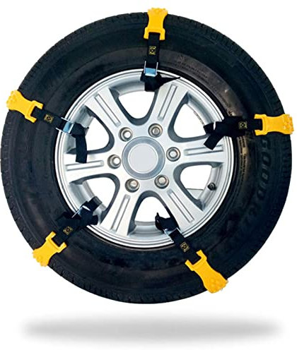 10 Stück Auto Schneeketten Universal Anti-Rutsch Winter Reifenkette, Autokette Sicherheitskette Für Eisstraßen, Schlammstraßen, Sandstraßen, Steile Hänge Kletterstraßen