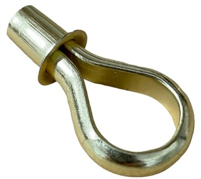 JAM2DAY 4 x Bookcase Shelf Supports And Sockets - Brass Banjo Loop Style