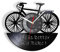 Smotly Vinyl Uhr - Kreative Fahrrad Nachtlicht, Handgemachte Geschenk für Wanddekoration (Ohne Lichter), 321-0600